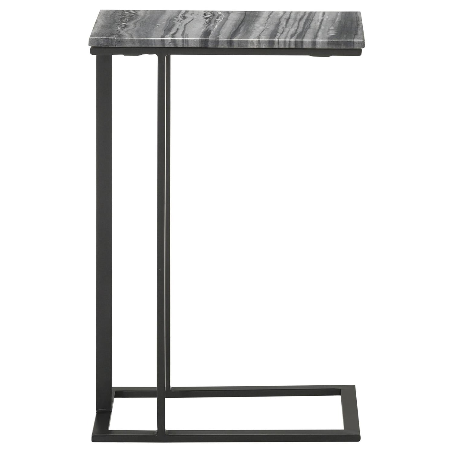 Vicente Gray Accent Table with Marble Top - 936034 - Bien Home Furniture & Electronics