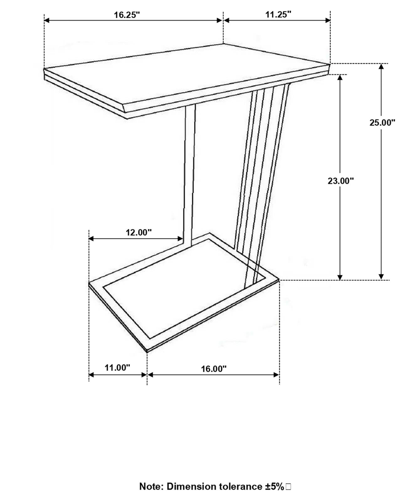 Vicente Gray Accent Table with Marble Top - 936034 - Bien Home Furniture & Electronics