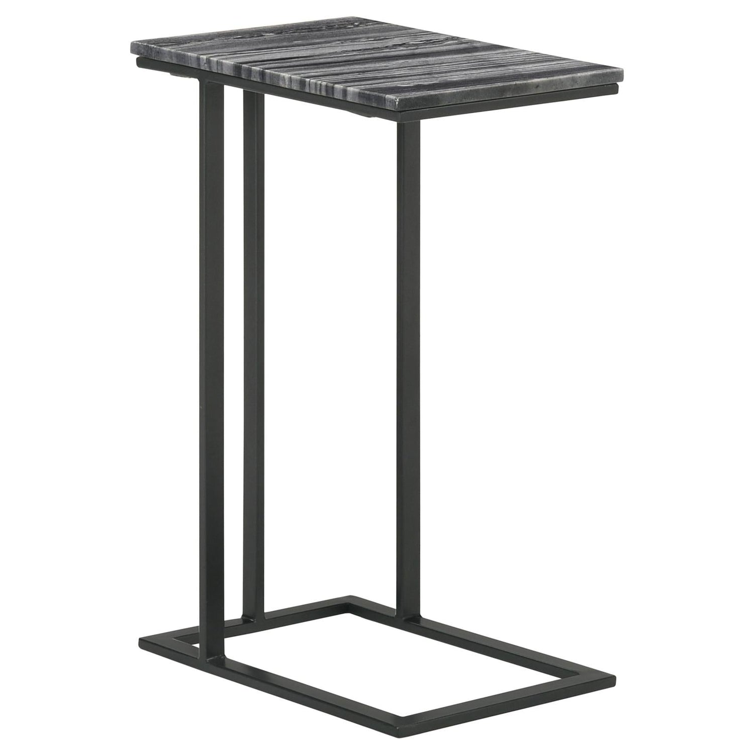 Vicente Gray Accent Table with Marble Top - 936034 - Bien Home Furniture & Electronics