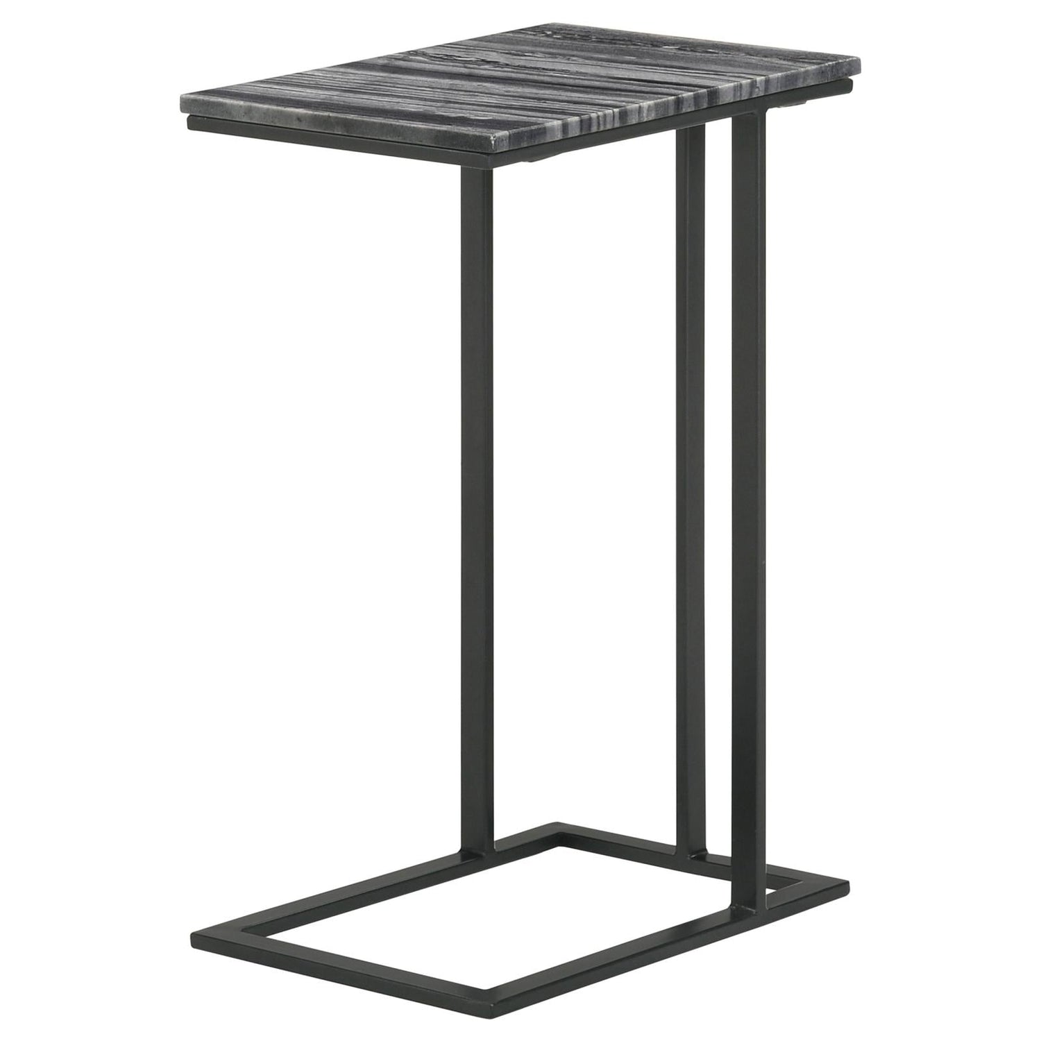Vicente Gray Accent Table with Marble Top - 936034 - Bien Home Furniture & Electronics