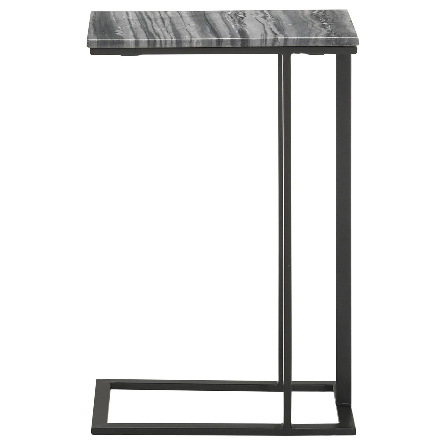 Vicente Gray Accent Table with Marble Top - 936034 - Bien Home Furniture & Electronics