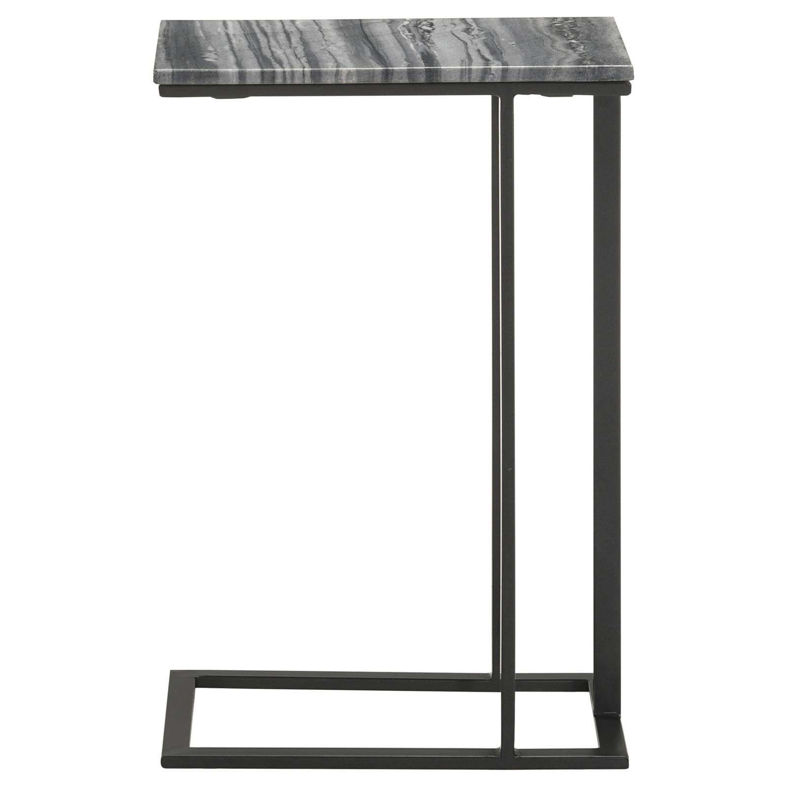 Vicente Gray Accent Table with Marble Top - 936034 - Bien Home Furniture & Electronics
