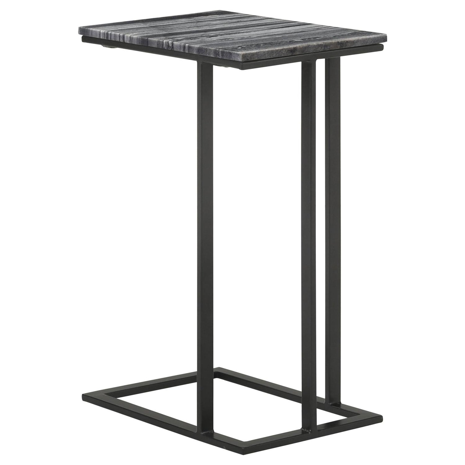 Vicente Gray Accent Table with Marble Top - 936034 - Bien Home Furniture & Electronics