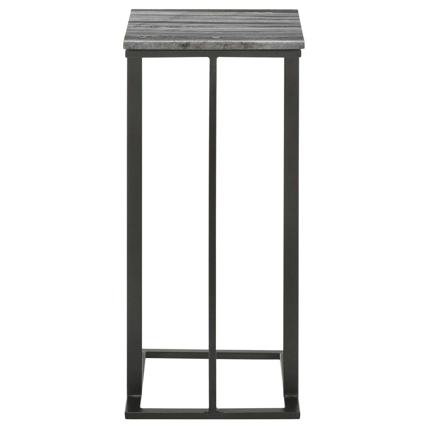 Vicente Gray Accent Table with Marble Top - 936034 - Bien Home Furniture & Electronics