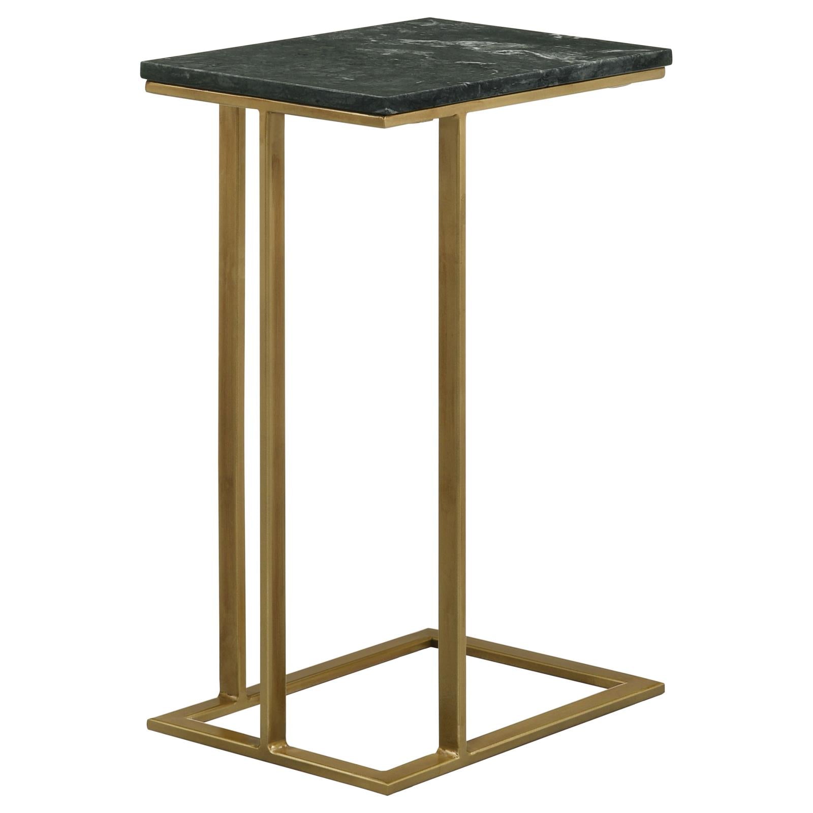 Vicente Gray Accent Table with Marble Top - 936035 - Bien Home Furniture & Electronics