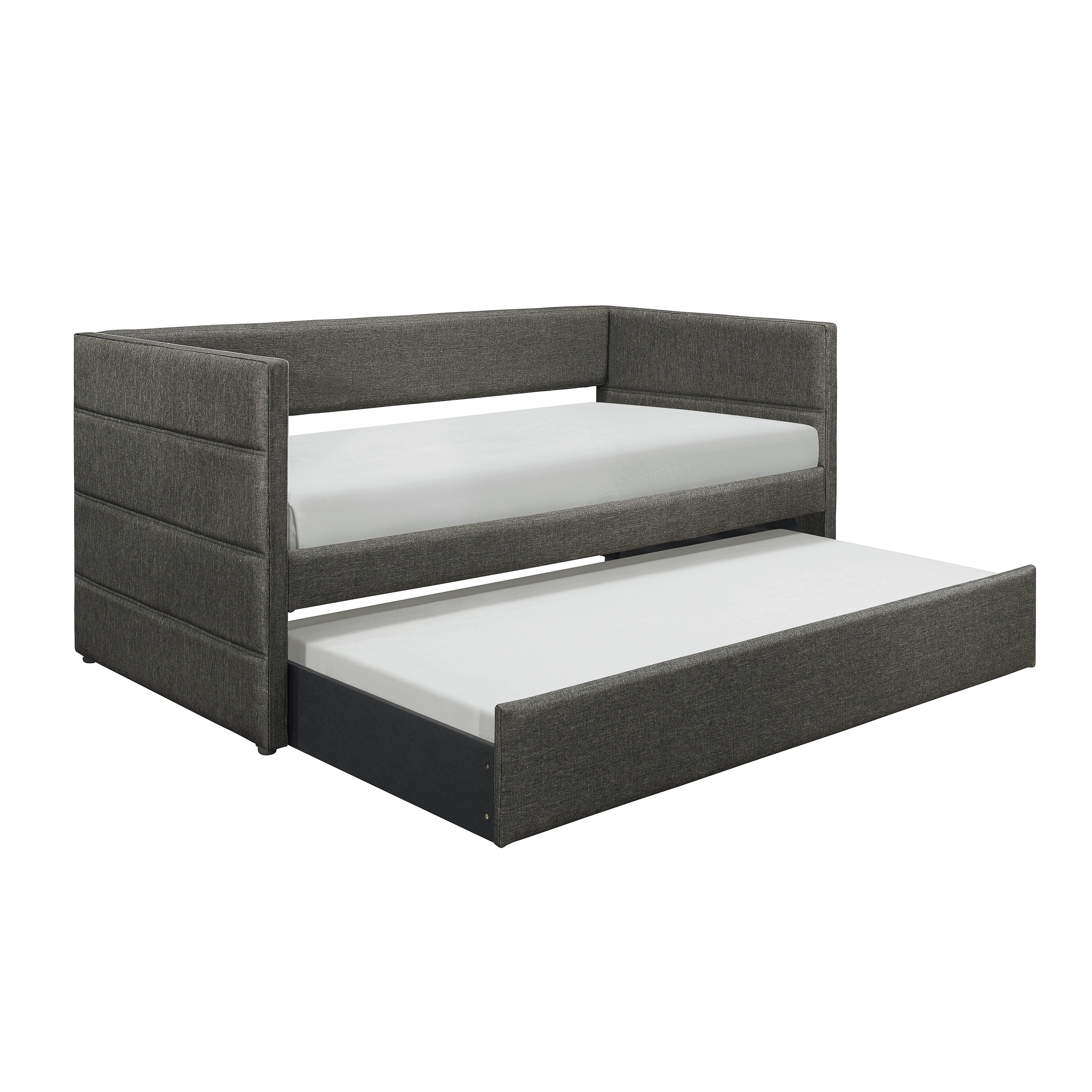 Vining Dark Gray Daybed with Trundle - SET | 4975-A | 4975-B - Bien Home Furniture &amp; Electronics