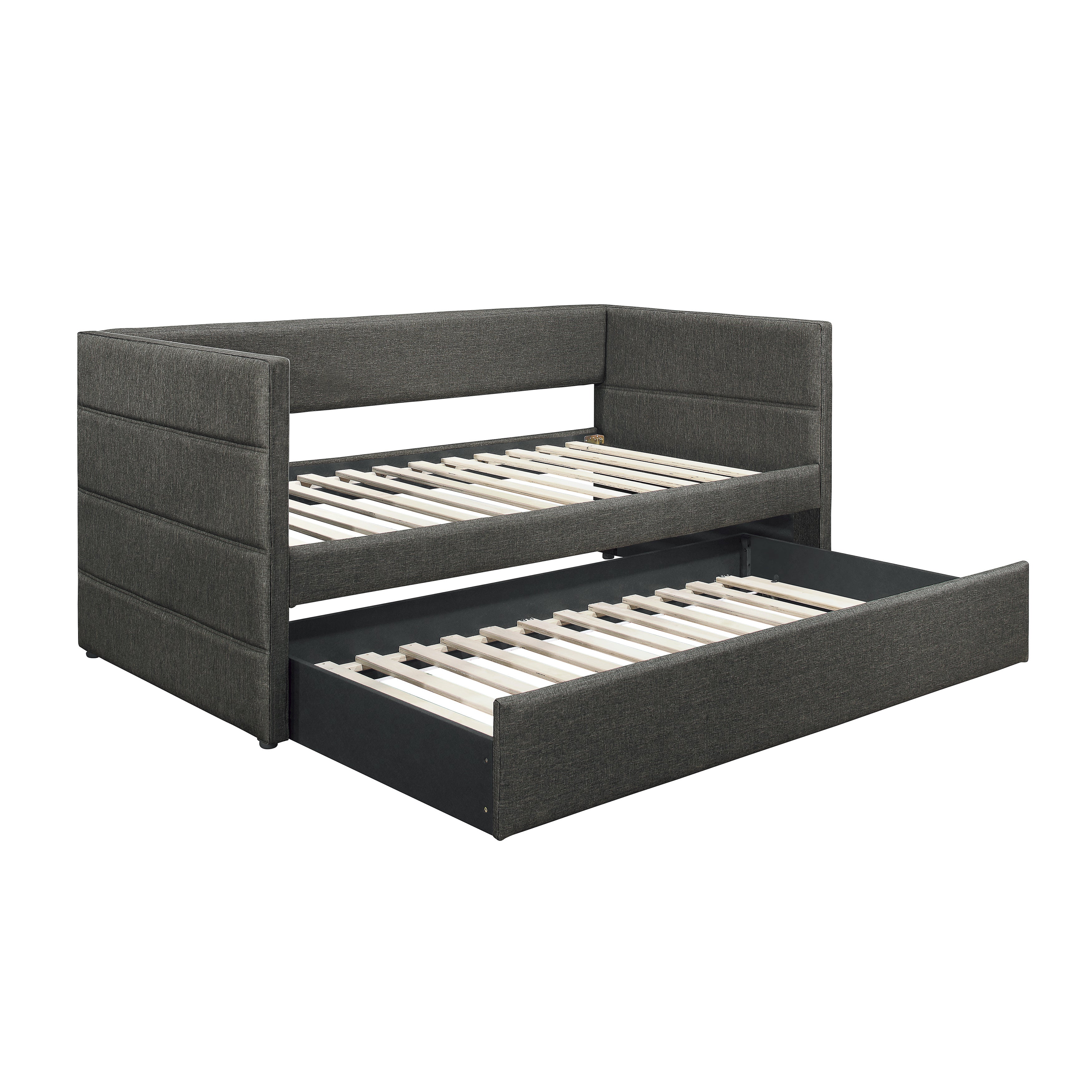 Vining Dark Gray Daybed with Trundle - SET | 4975-A | 4975-B - Bien Home Furniture & Electronics