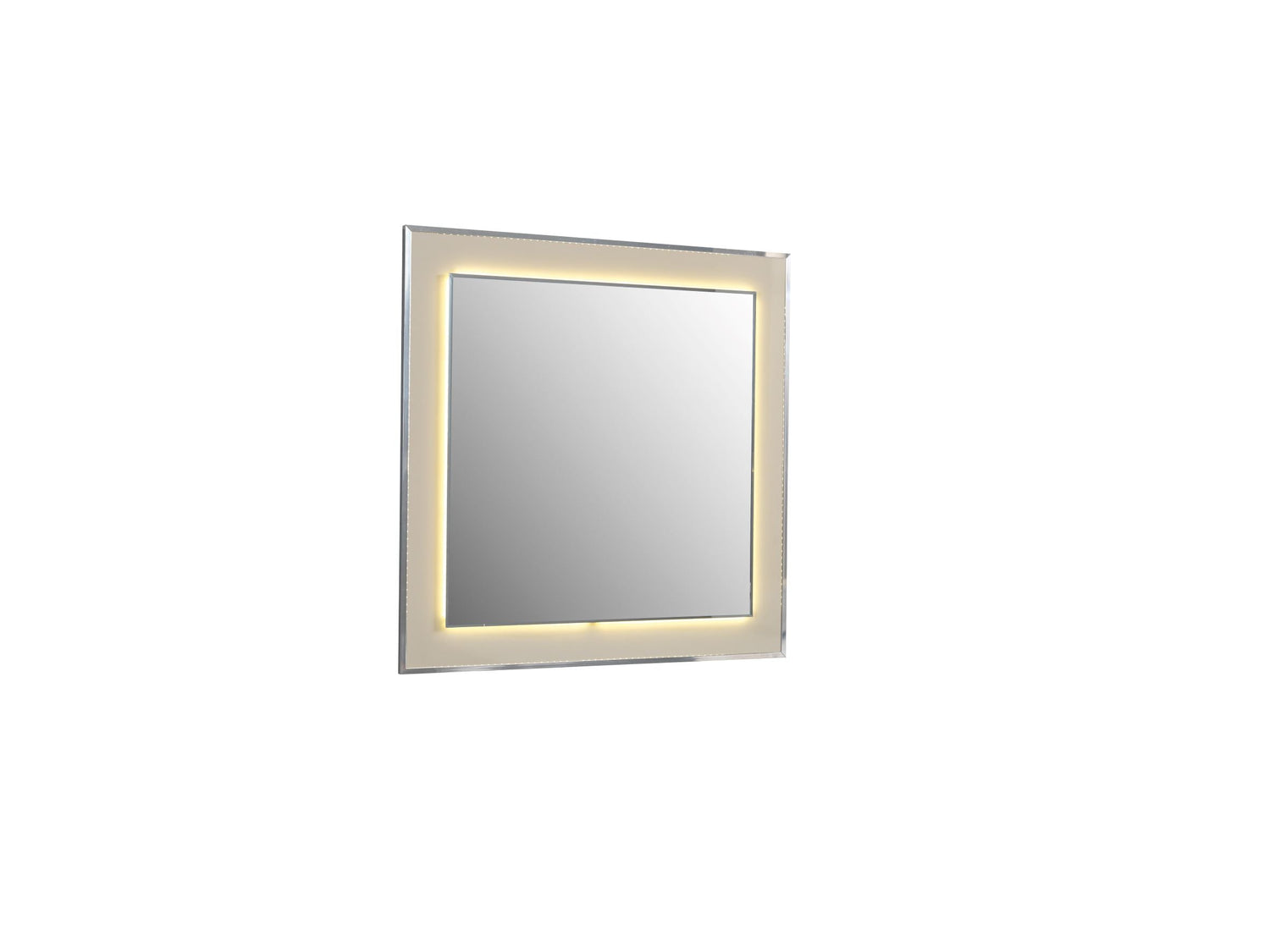 Viola Cream High Gloss Lacquer 4-Piece Queen Bedroom Set - VIOLABEDROOM-4PCQ - Bien Home Furniture & Electronics