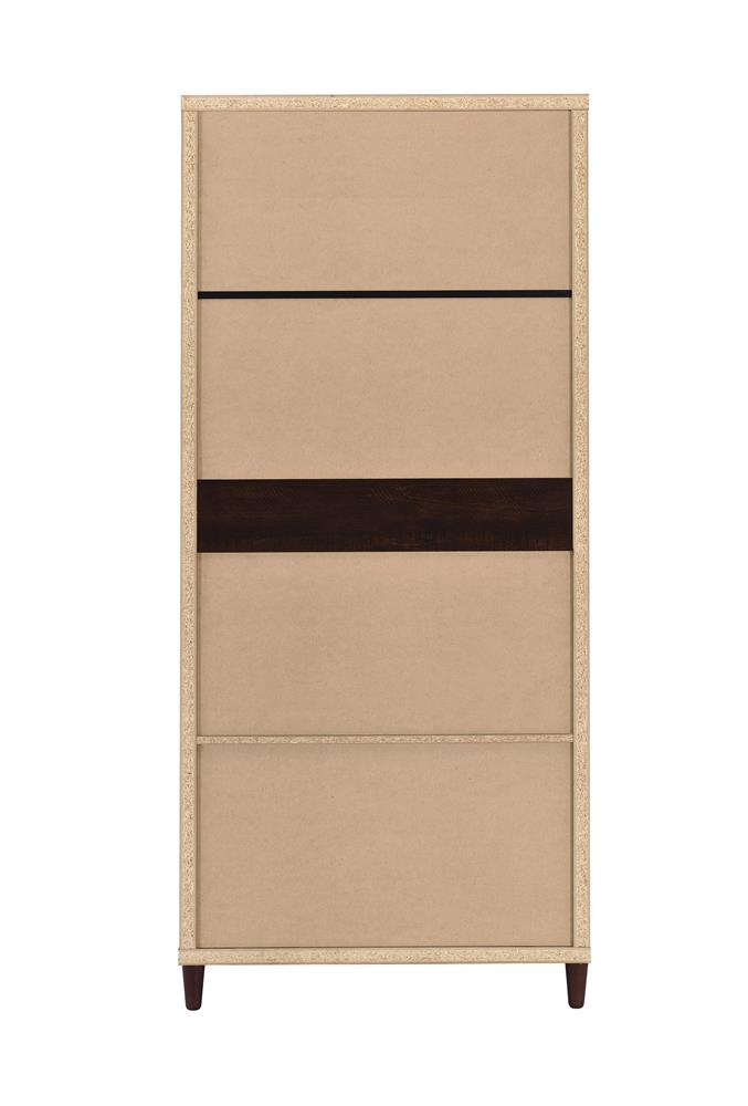 Wadeline Rustic Tobacco 2-Door Tall Accent Cabinet - 950724 - Bien Home Furniture & Electronics