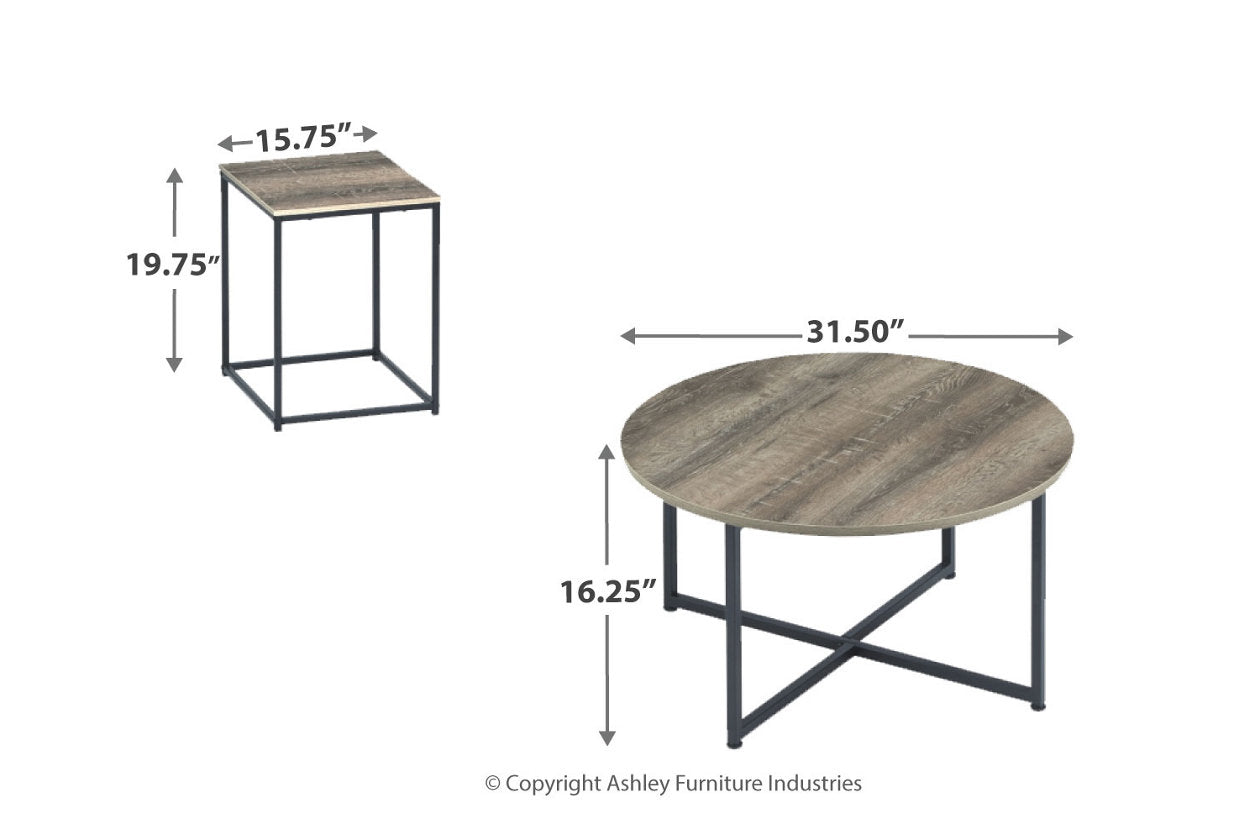 Wadeworth Two-tone Table, Set of 3 - T103-213 - Bien Home Furniture & Electronics
