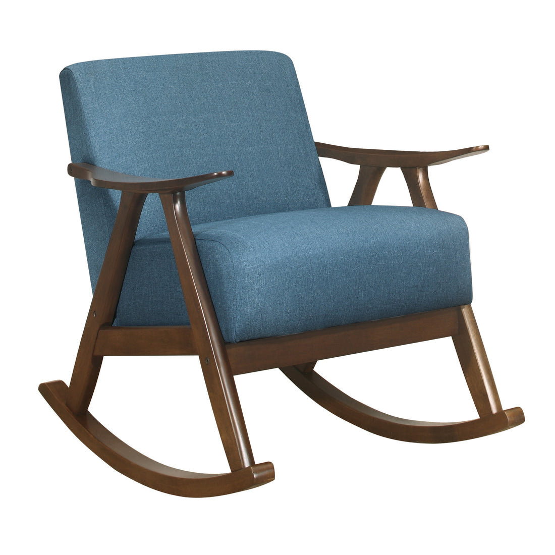 Waithe Blue Rocking Chair - 1034BU-1 - Bien Home Furniture &amp; Electronics