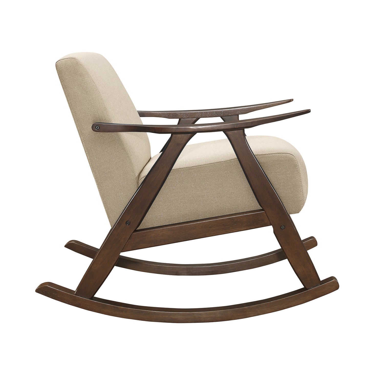 Waithe Brown Rocking Chair - 1034BR-1 - Bien Home Furniture &amp; Electronics
