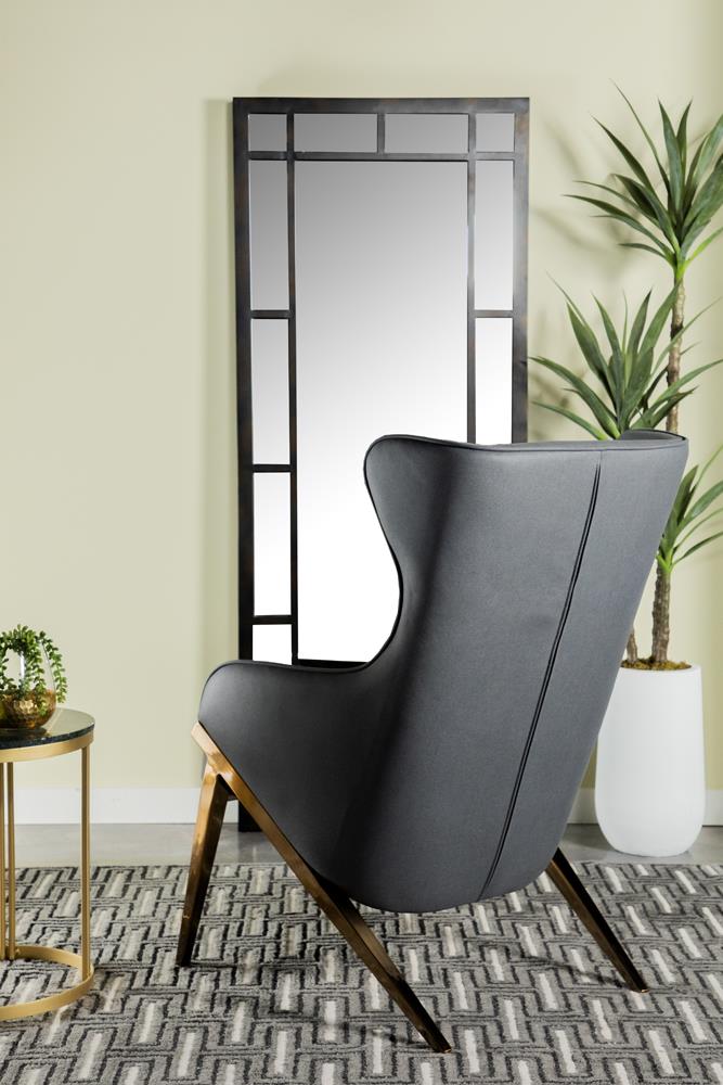 Walker Slate/Bronze Upholstered Accent Chair - 903053 - Bien Home Furniture & Electronics