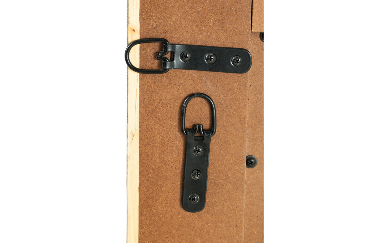 Waltleigh Distressed Brown Accent Mirror - A8010277 - Bien Home Furniture & Electronics