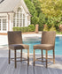 Walton Bridge Driftwood Outdoor Bar Stool (Set of 2) - P749-130 - Bien Home Furniture & Electronics