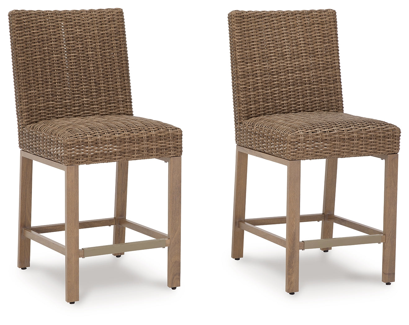 Walton Bridge Driftwood Outdoor Bar Stool (Set of 2) - P749-130 - Bien Home Furniture & Electronics
