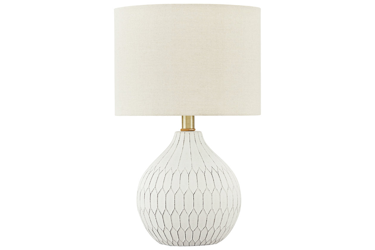Wardmont White Table Lamp - L180094 - Bien Home Furniture & Electronics