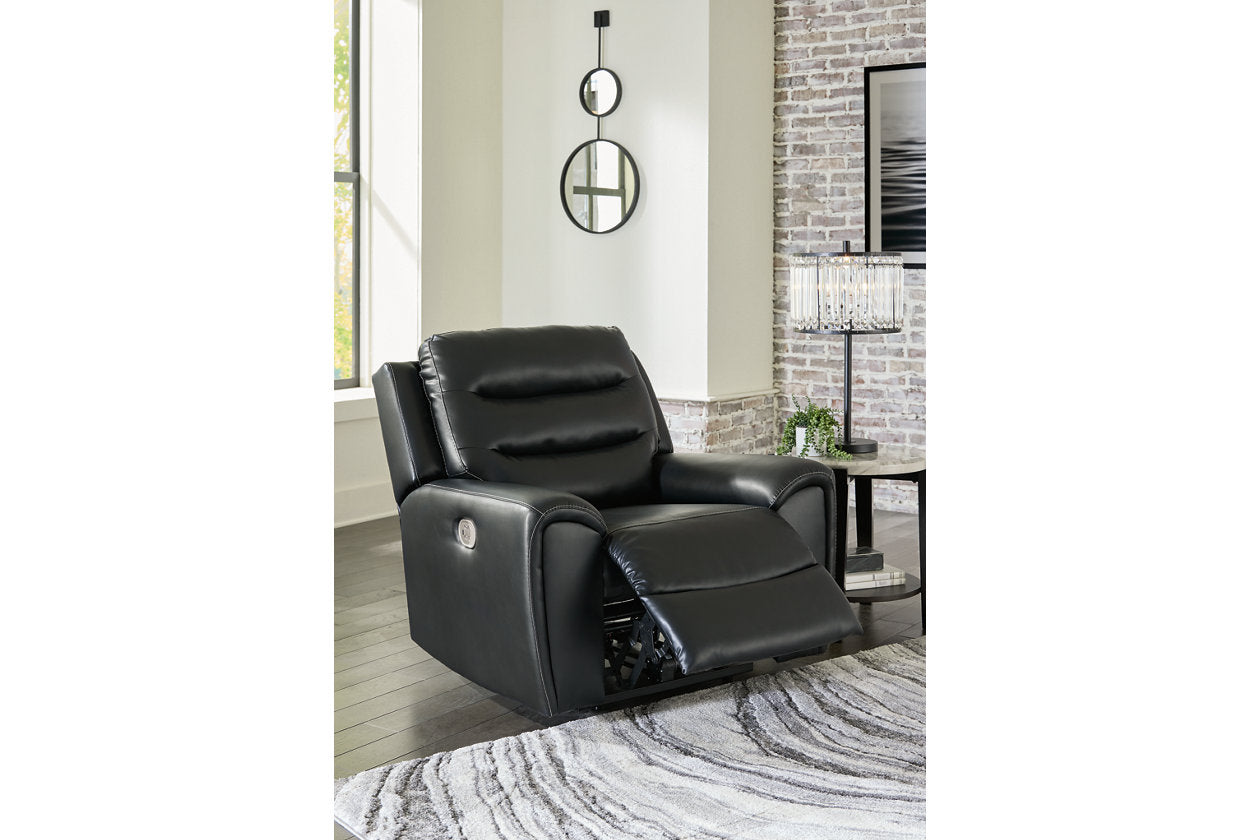 Warlin Black Power Recliner - 6110513 - Bien Home Furniture & Electronics