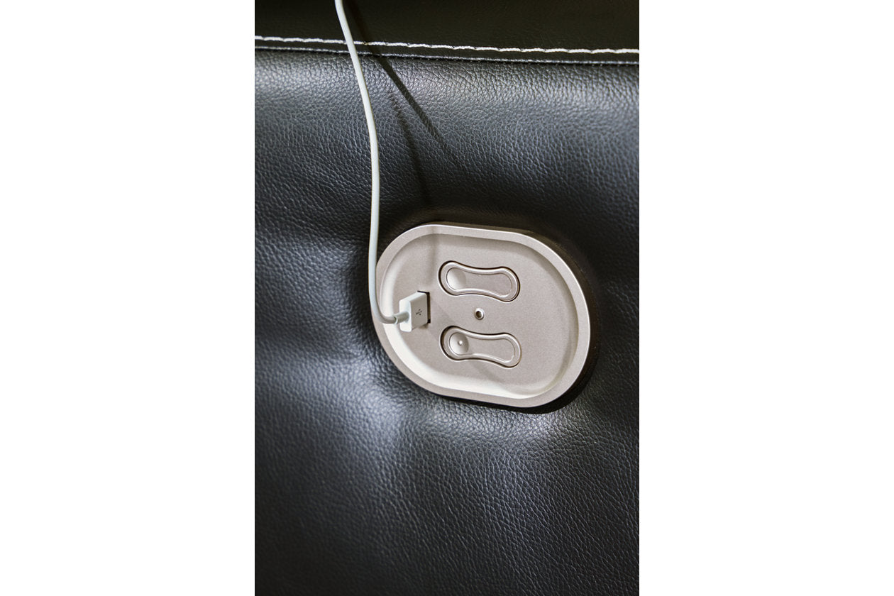 Warlin Black Power Recliner - 6110513 - Bien Home Furniture & Electronics