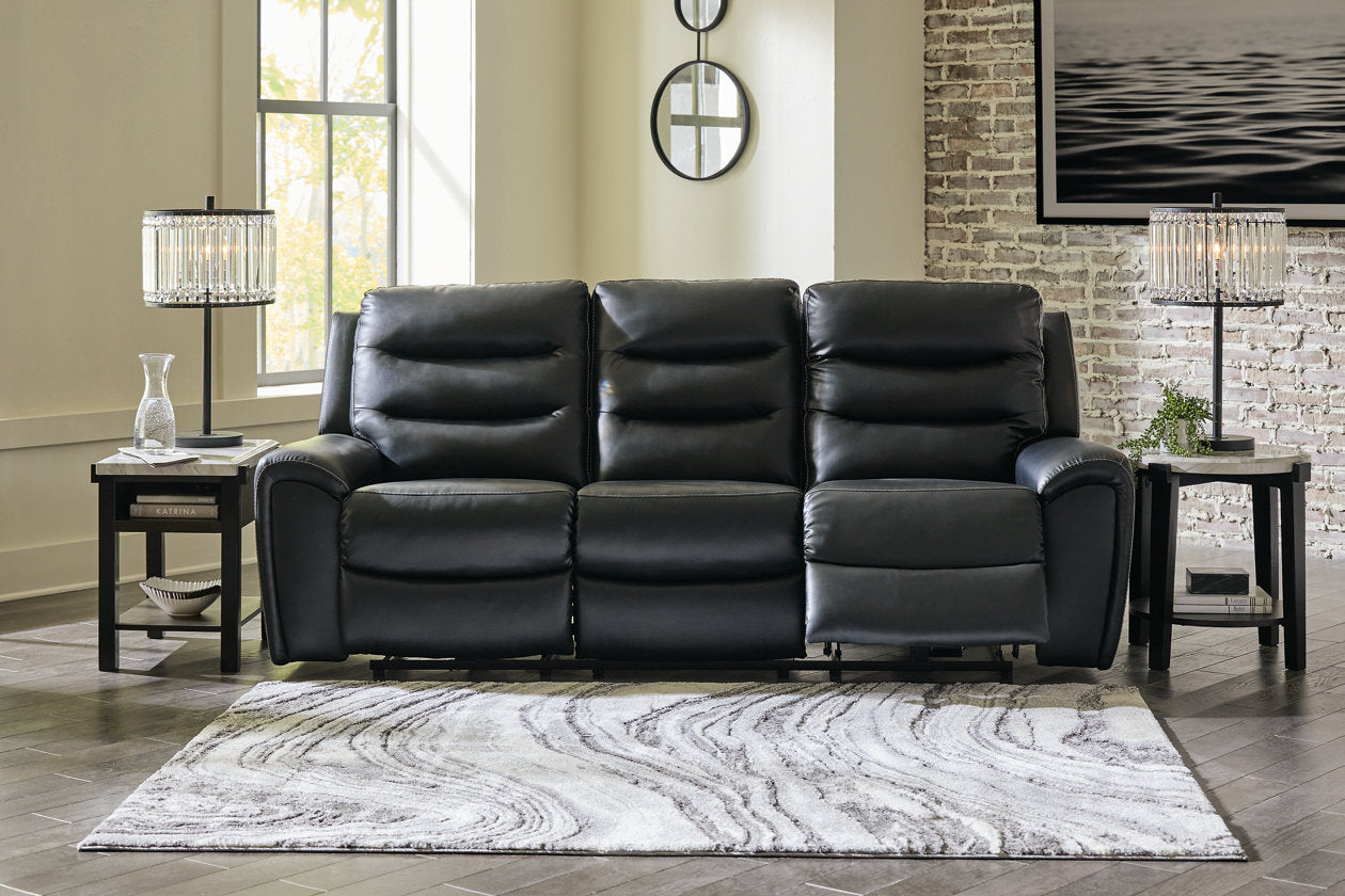 Warlin Black Power Reclining Sofa - 6110515 - Bien Home Furniture & Electronics