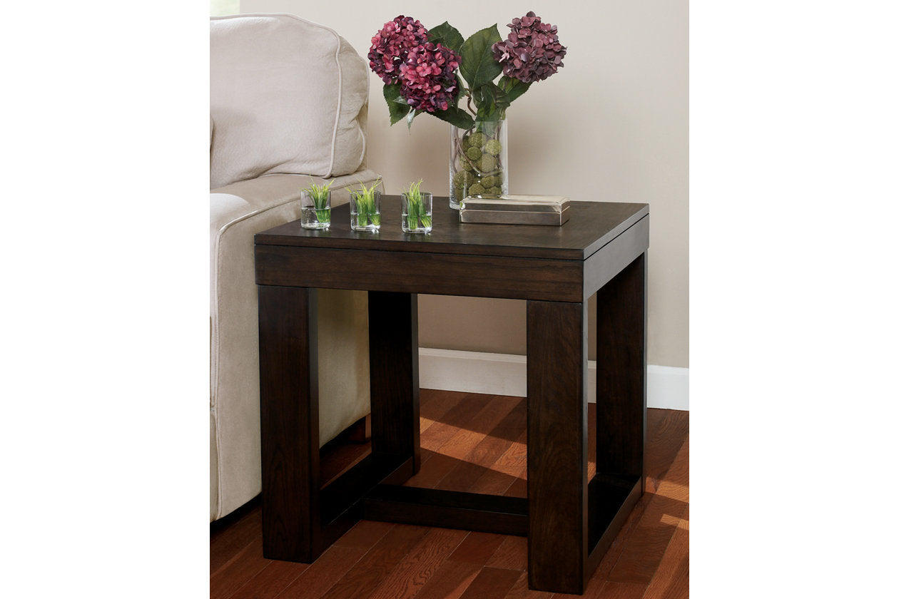 Watson Dark Brown End Table - T481-2 - Bien Home Furniture & Electronics