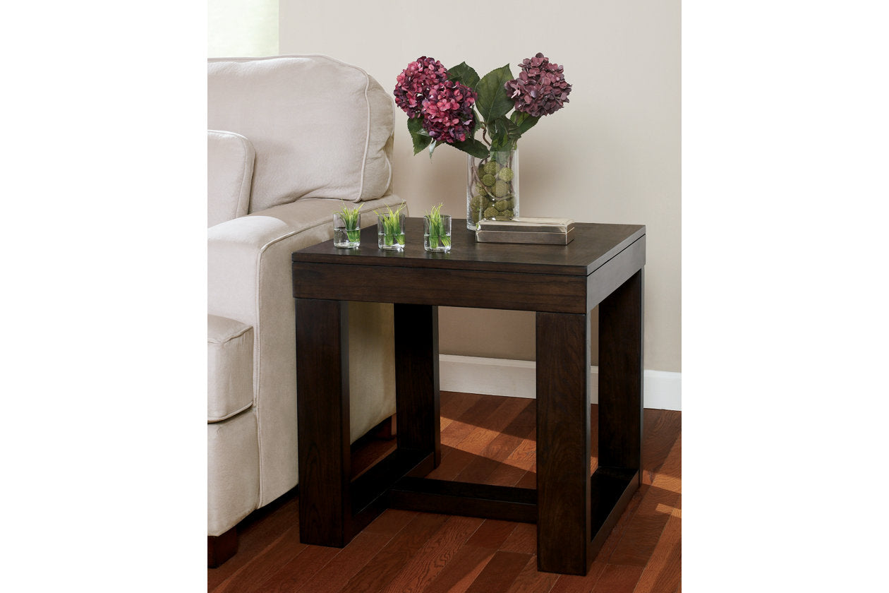 Watson Dark Brown End Table - T481-2 - Bien Home Furniture & Electronics