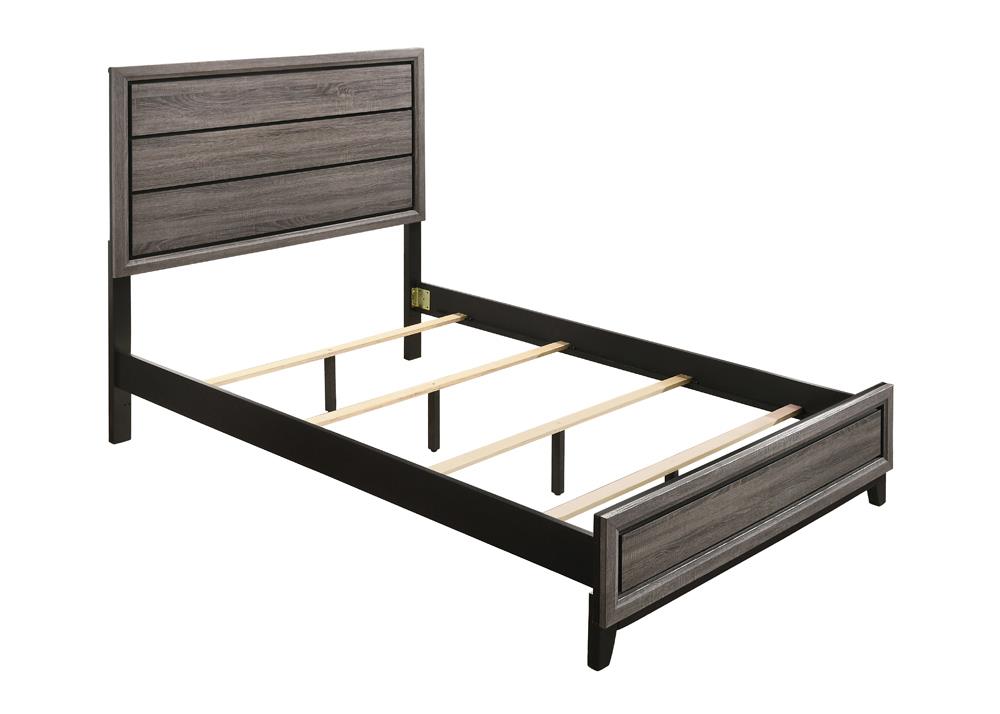 Watson Full Panel Bed Gray Oak - 212421F - Bien Home Furniture & Electronics