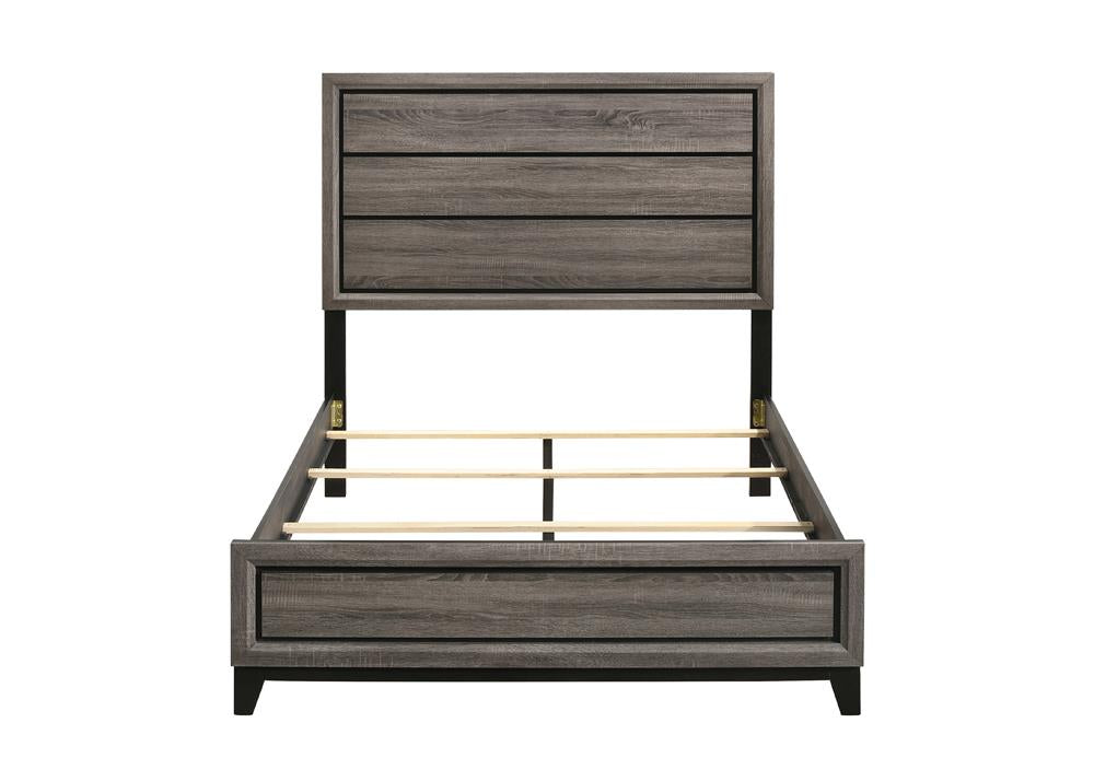 Watson Full Panel Bed Gray Oak - 212421F - Bien Home Furniture & Electronics
