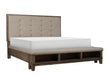 Watson Gray King Upholstered Storage Panel Bed - SET | SH2213GRYK-1 | SH2213GRYK-2 | SH2213GRY-3 - Bien Home Furniture & Electronics