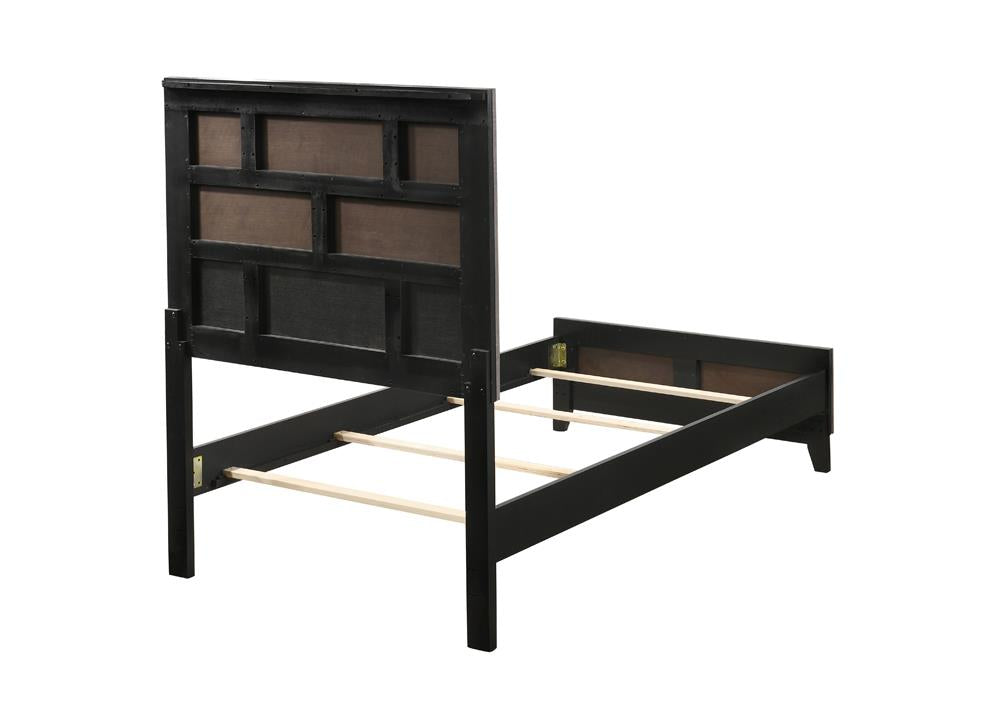 Watson Twin Panel Bed Gray Oak - 212421T - Bien Home Furniture & Electronics