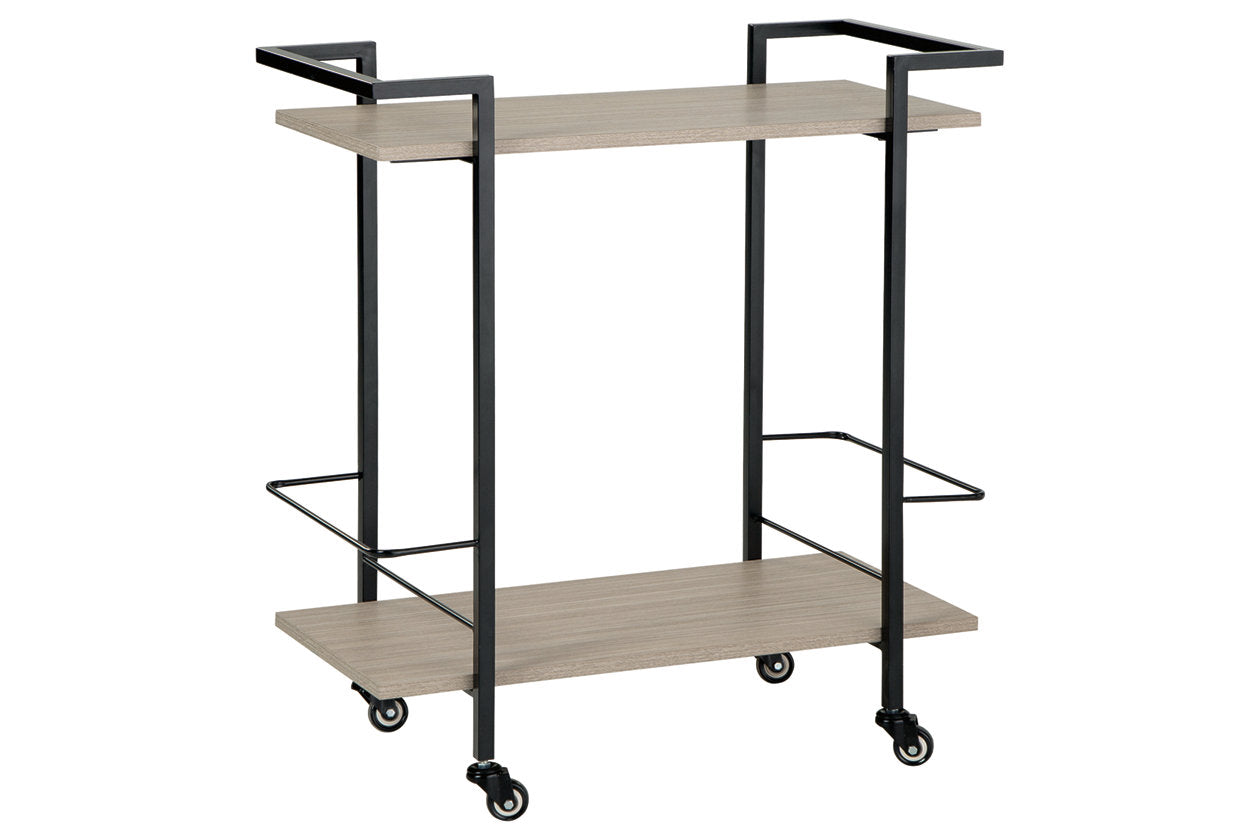 Waylowe Brown/Black Bar Cart - A4000389 - Bien Home Furniture & Electronics