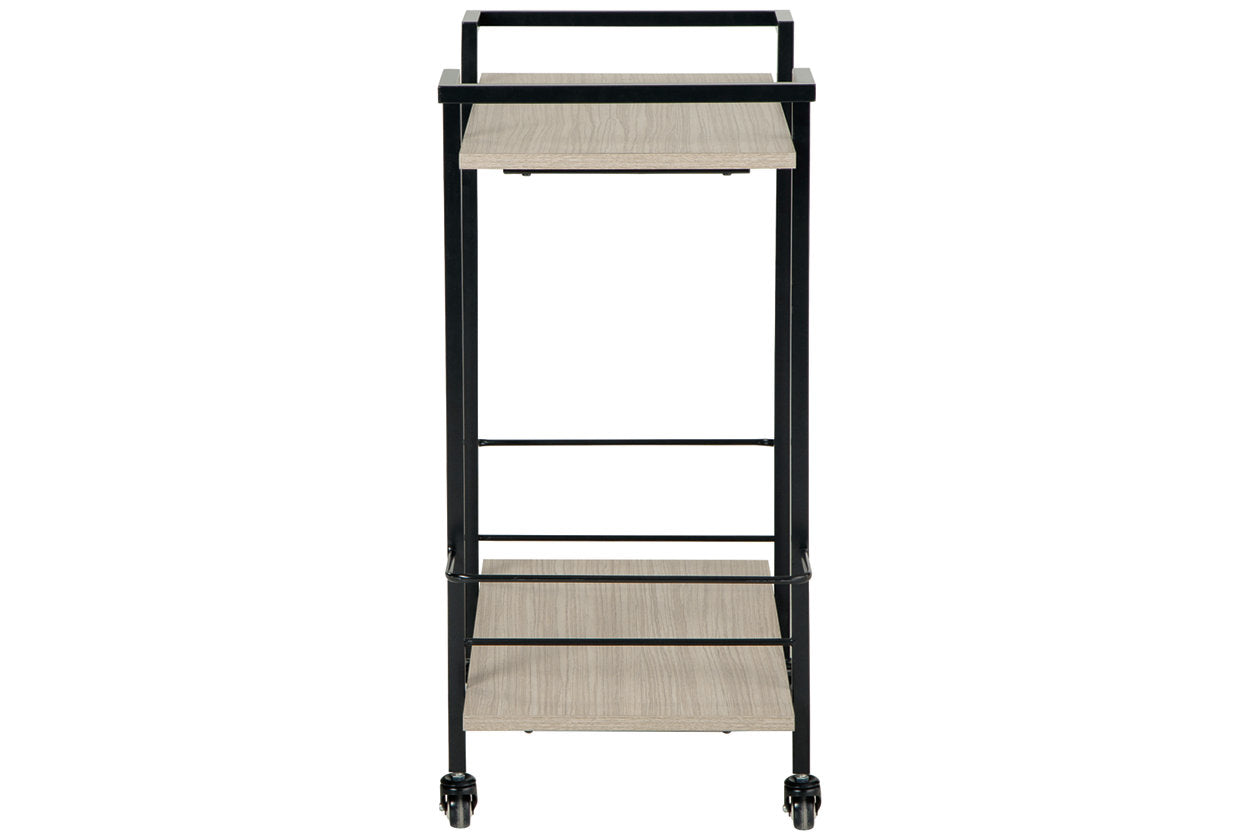 Waylowe Brown/Black Bar Cart - A4000389 - Bien Home Furniture & Electronics