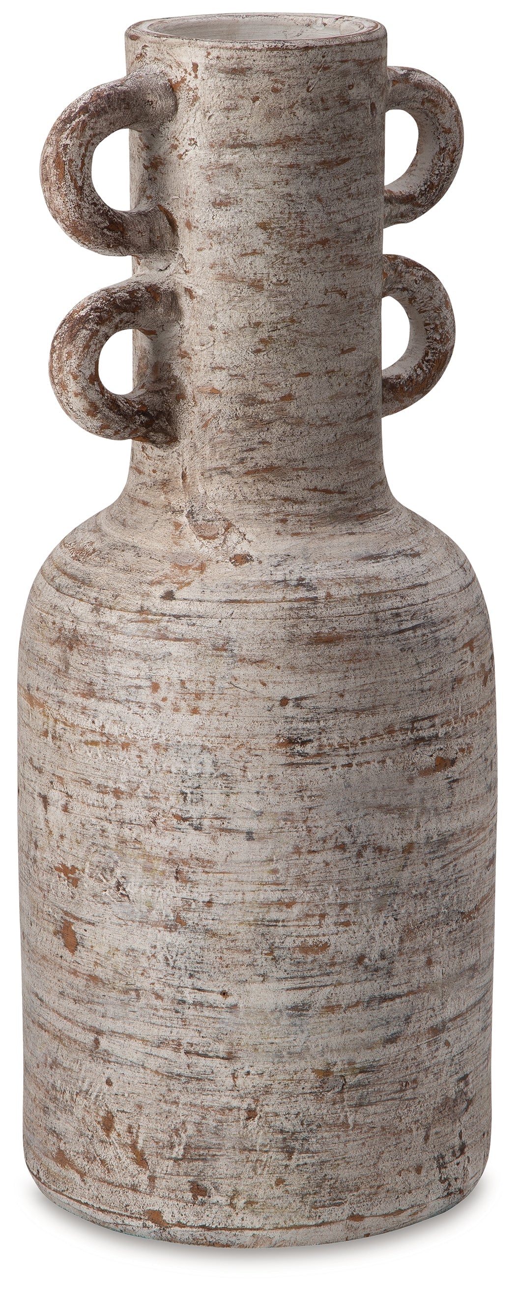 Wellbridge Distressed White Vase - A2000609 - Bien Home Furniture &amp; Electronics