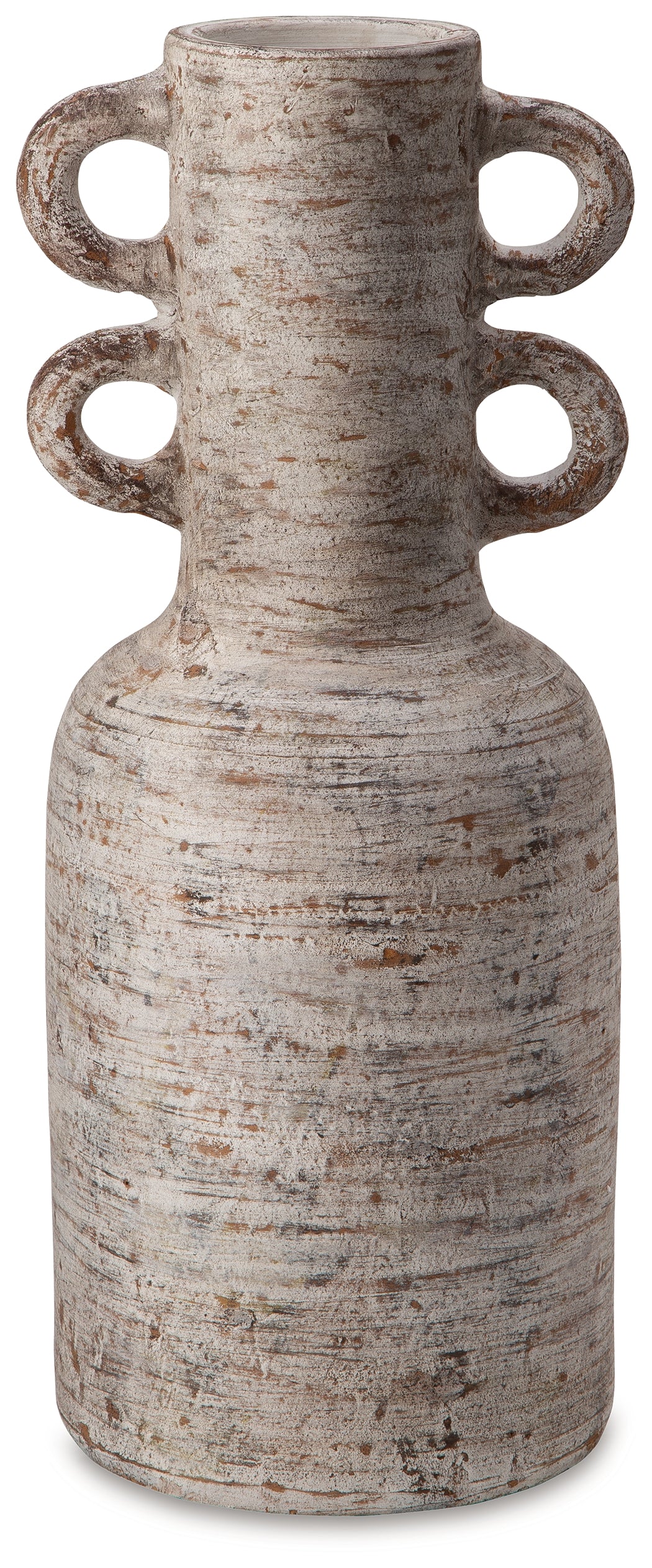 Wellbridge Distressed White Vase - A2000609 - Bien Home Furniture & Electronics