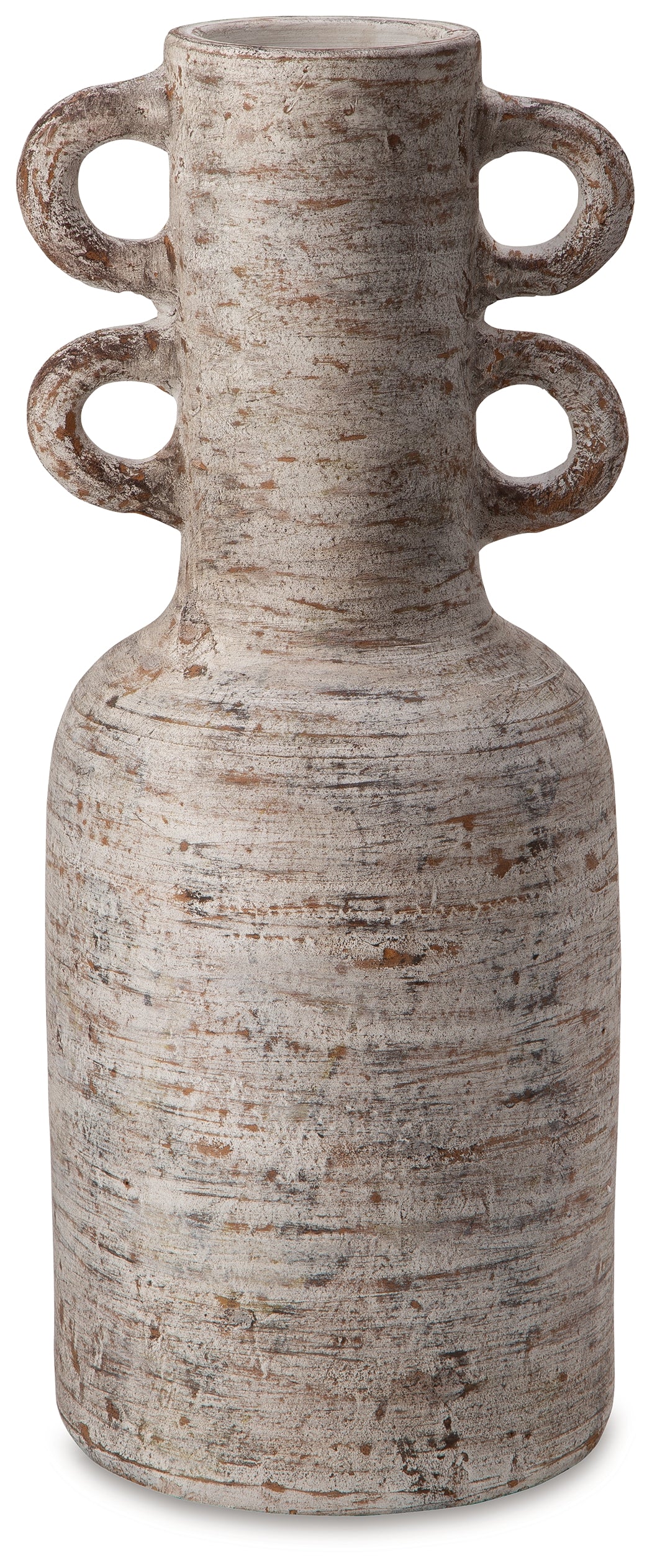 Wellbridge Distressed White Vase - A2000609 - Bien Home Furniture &amp; Electronics