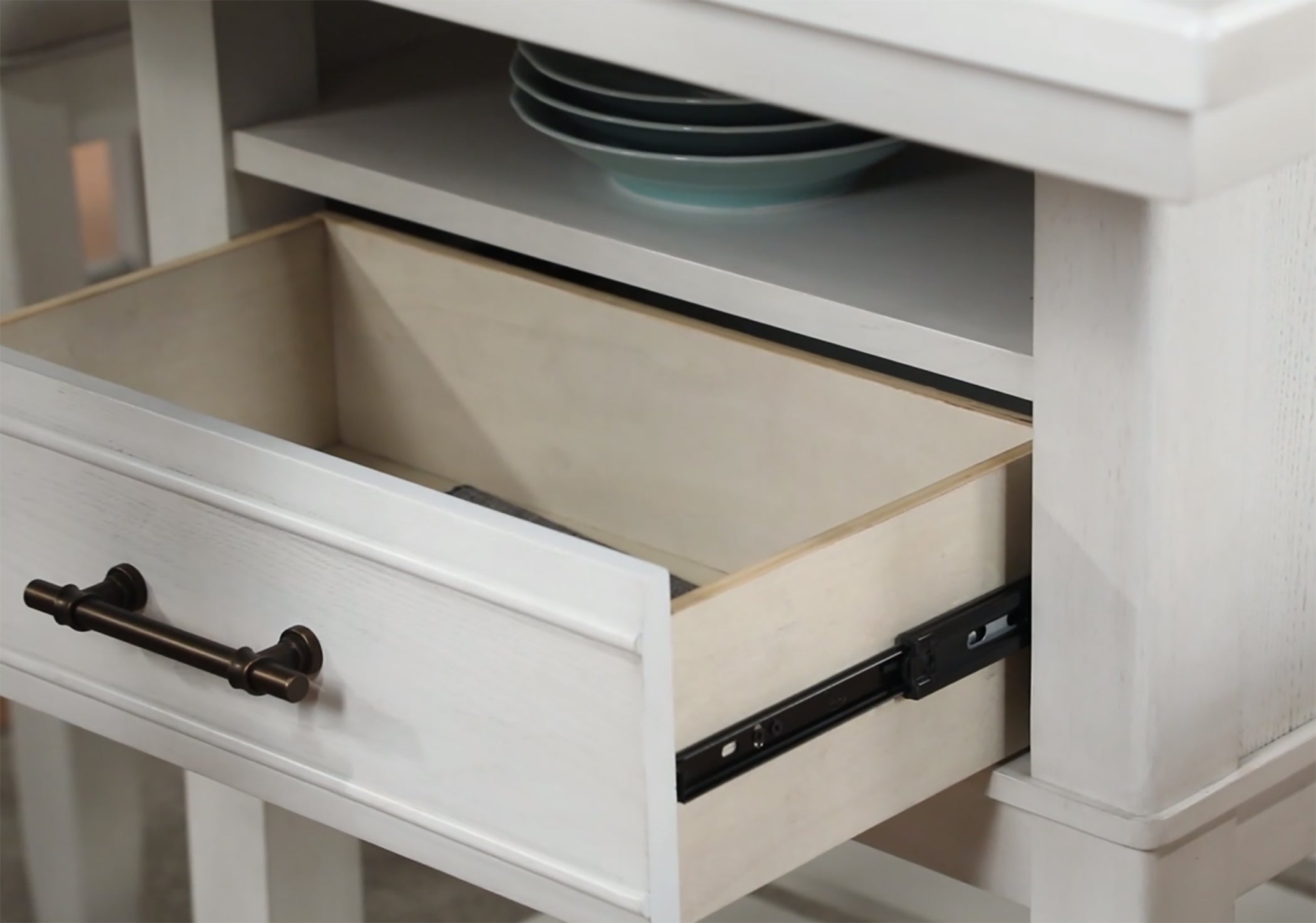 Wendy White Counter Height Table - SET | 2717T-4060-TOP | 2717T-4060-BASE - Bien Home Furniture & Electronics