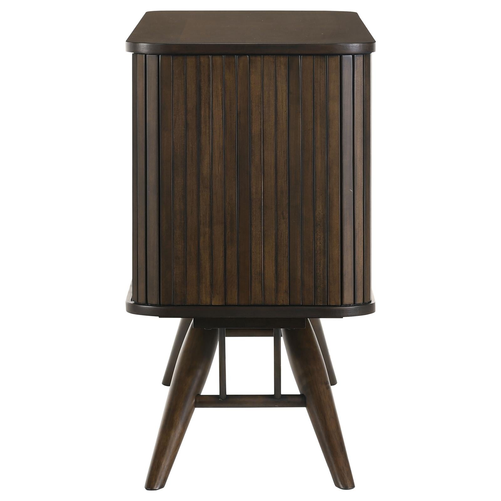 Wes 2-Door Rectangular Server Dark Walnut - 115275 - Bien Home Furniture & Electronics