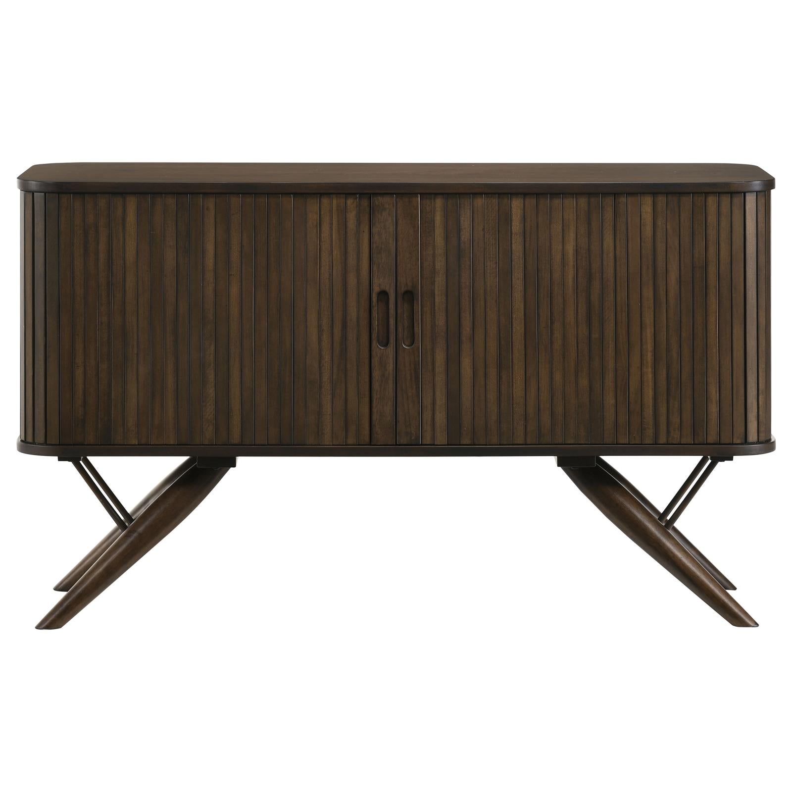 Wes 2-Door Rectangular Server Dark Walnut - 115275 - Bien Home Furniture & Electronics