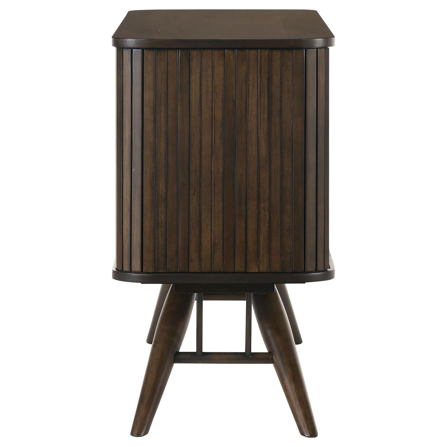 Wes 2-Door Rectangular Server Dark Walnut - 115275 - Bien Home Furniture & Electronics