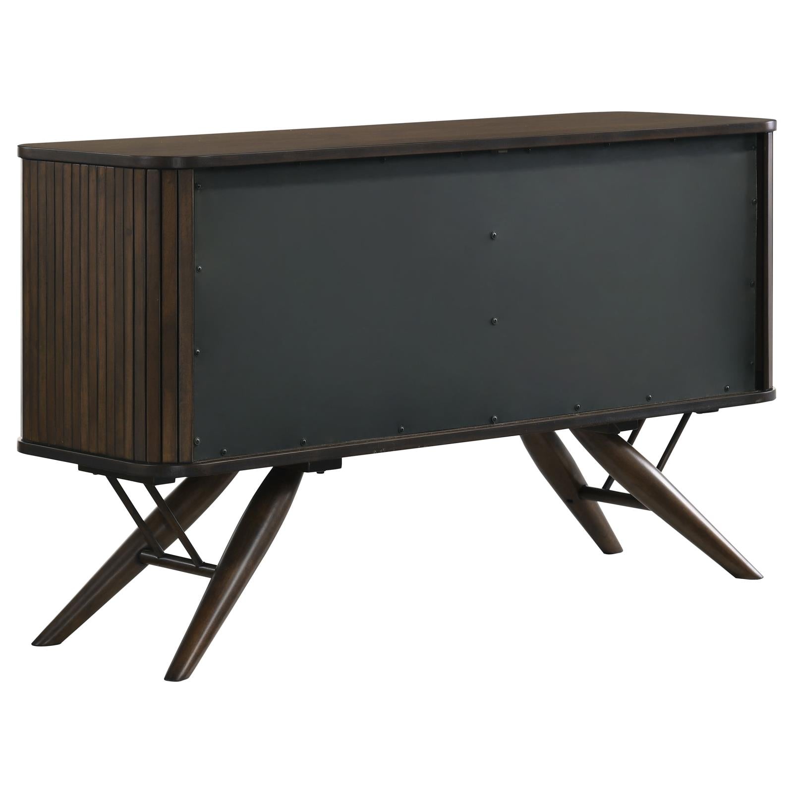 Wes 2-Door Rectangular Server Dark Walnut - 115275 - Bien Home Furniture & Electronics