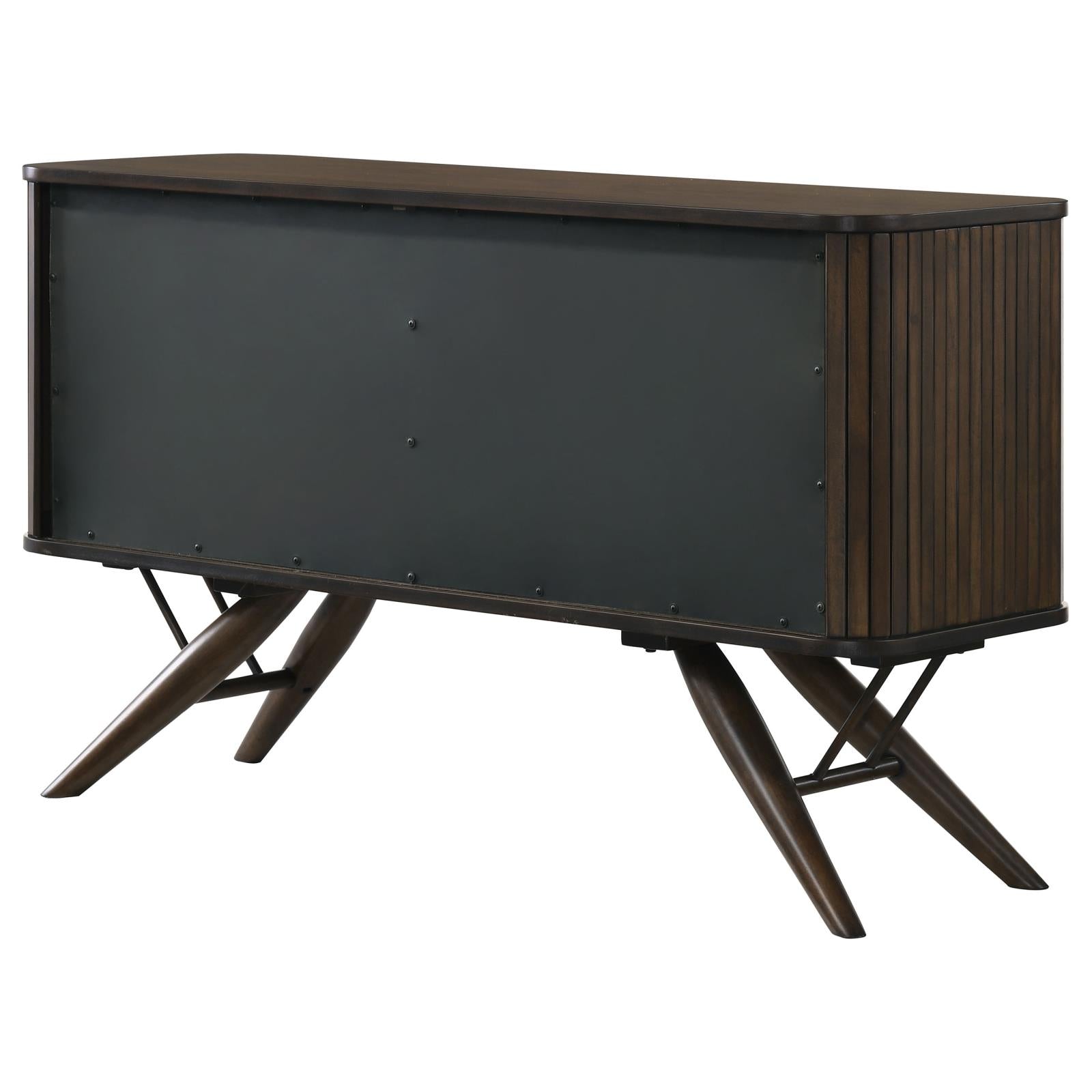 Wes 2-Door Rectangular Server Dark Walnut - 115275 - Bien Home Furniture & Electronics