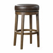 Westby Brown/Brown Round Swivel Pub Height Stool, Set of 2 - 5681BRW-29 - Bien Home Furniture & Electronics