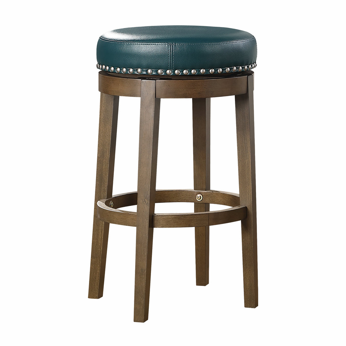 Westby Green/Brown Round Swivel Pub Height Stool,  Set of 2 - 5681GEN-29 - Bien Home Furniture &amp; Electronics