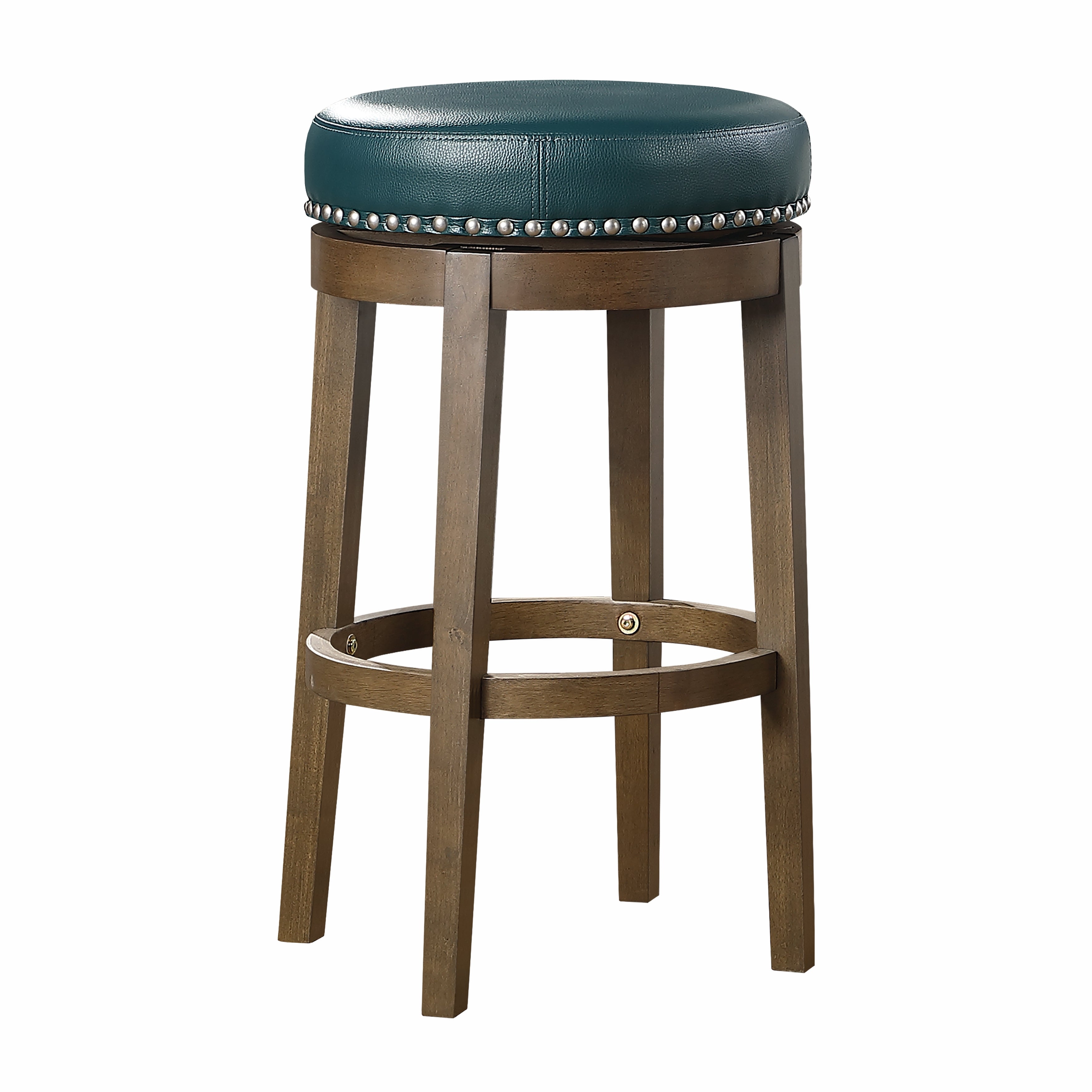 Westby Green/Brown Round Swivel Pub Height Stool, Set of 2 - 5681GEN-29 - Bien Home Furniture & Electronics
