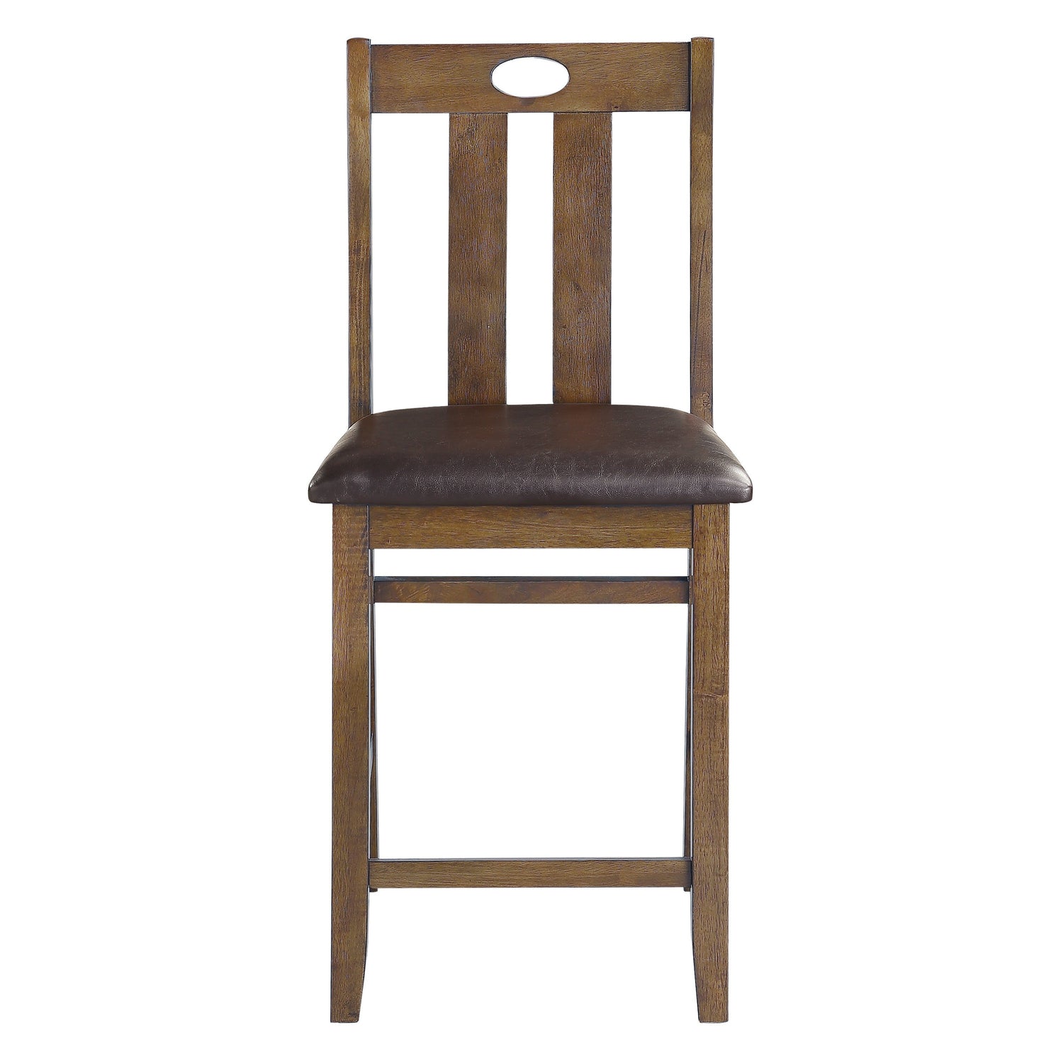 Weston Medium Brown 5-Piece Counter Height Set - 5746-36 - Bien Home Furniture & Electronics