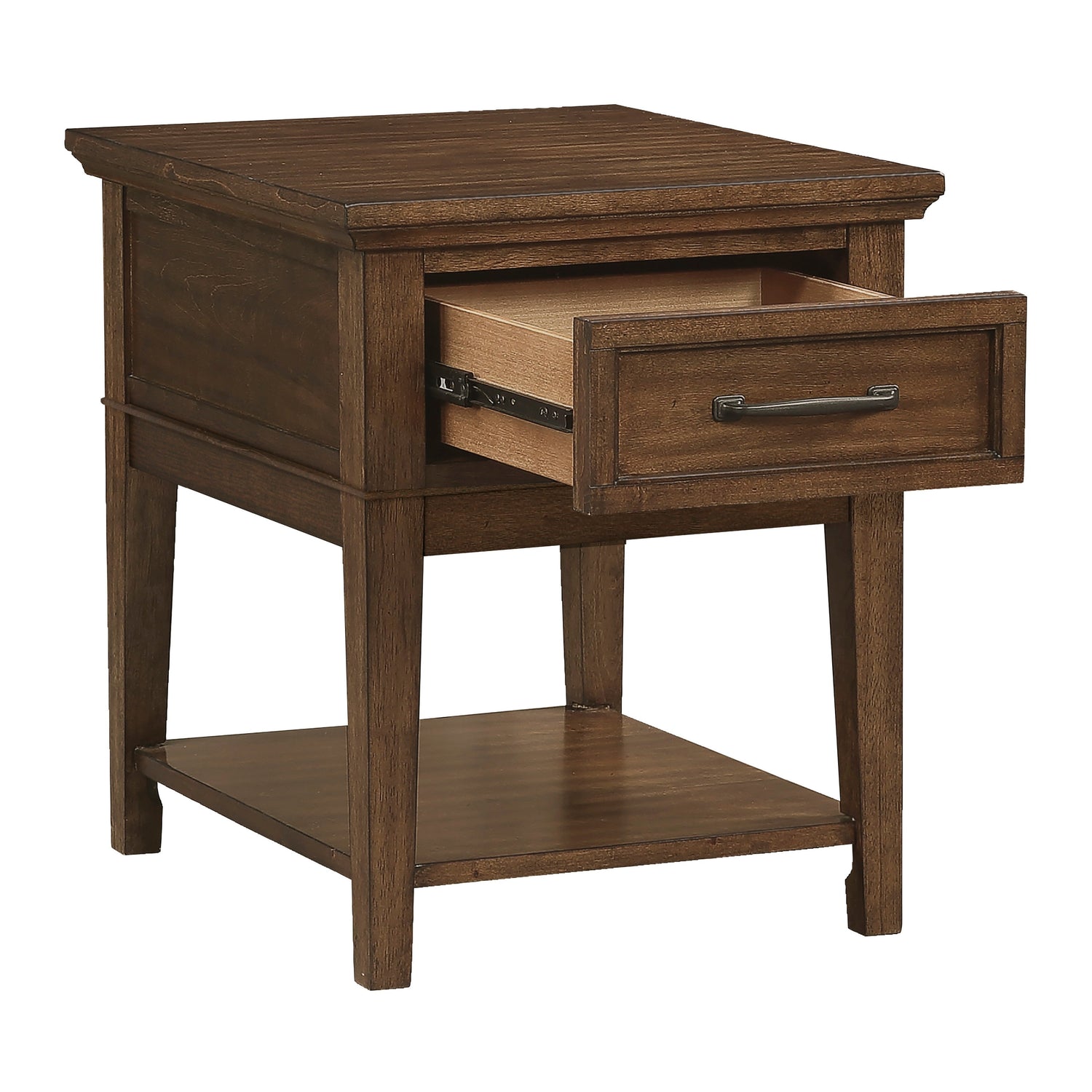 Whitley Walnut End Table - 3620-04 - Bien Home Furniture & Electronics