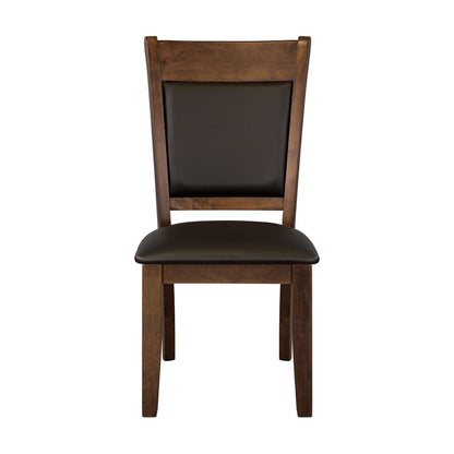 Wieland Rustic Brown Side Chair, Set of 2 - 5614S - Bien Home Furniture &amp; Electronics