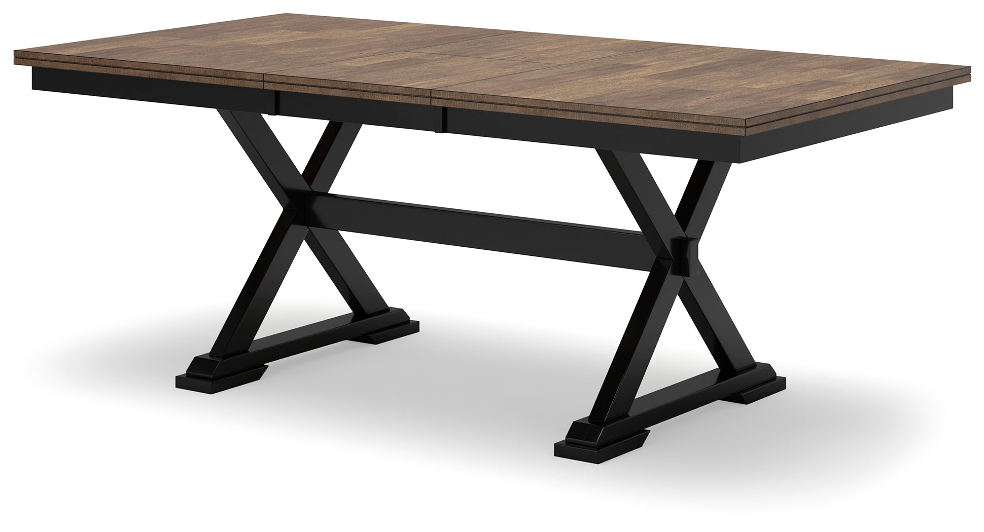 Wildenauer Brown/Black Dining Extension Table - D634-35 - Bien Home Furniture & Electronics