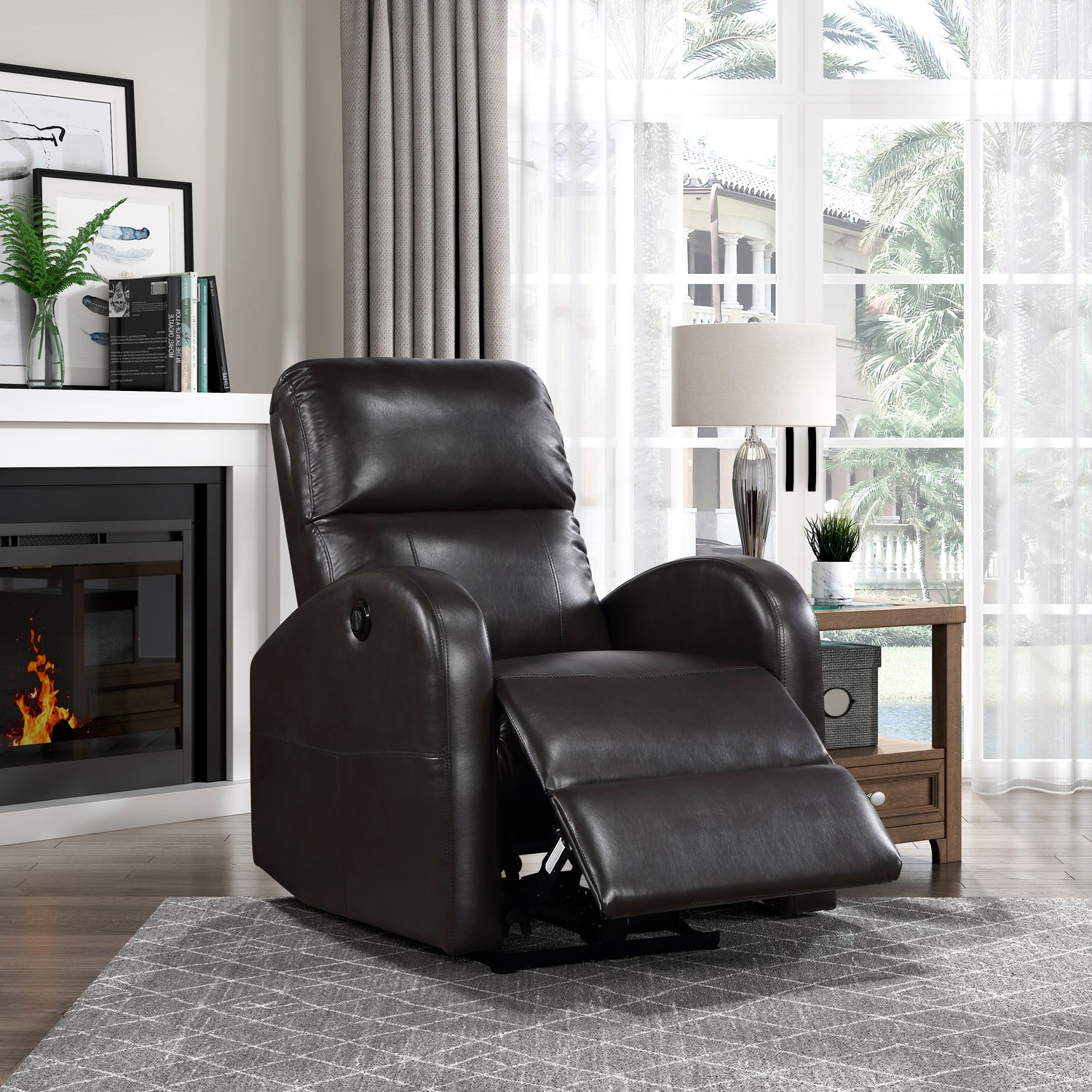Wiley Brown Power Reclining Chair - 9478BRW-1PW - Bien Home Furniture & Electronics