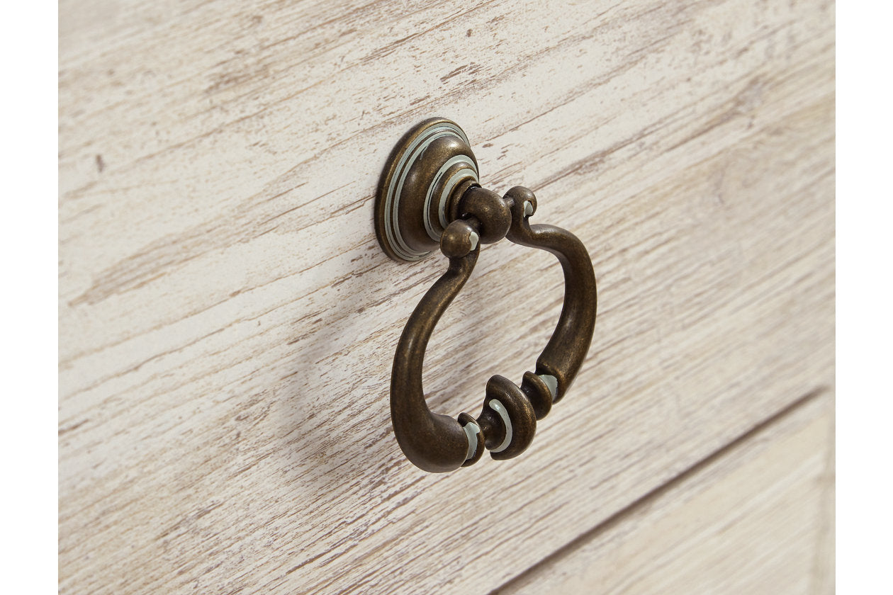 Willowton Whitewash 60" TV Stand - EW0267-268 - Bien Home Furniture & Electronics